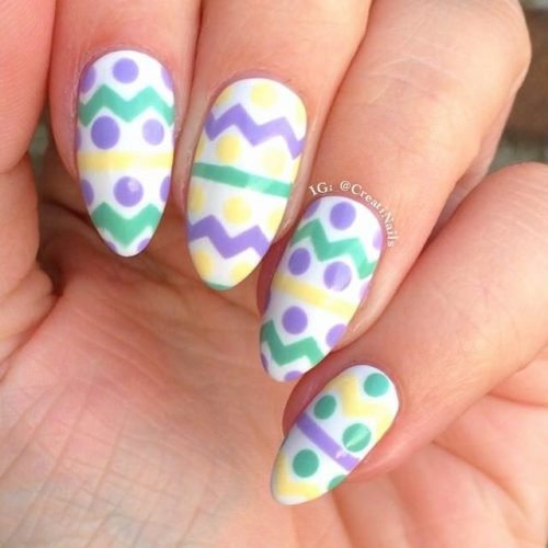  35 Cute Easter Egg Nail Design Ideas for Trendy Girls