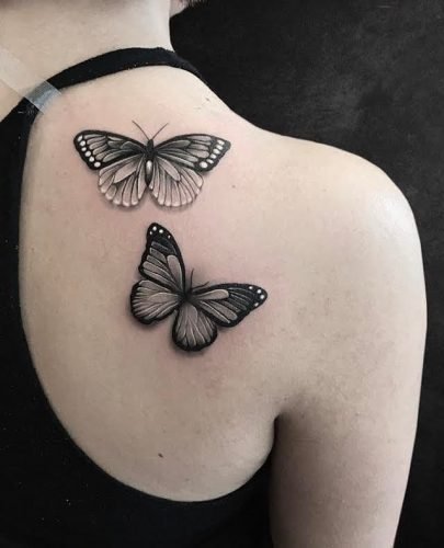Stylish Butterfly Tattoo Ideas